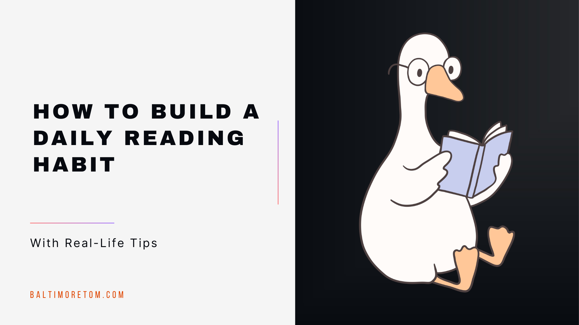 How to Build a Daily Reading Habit